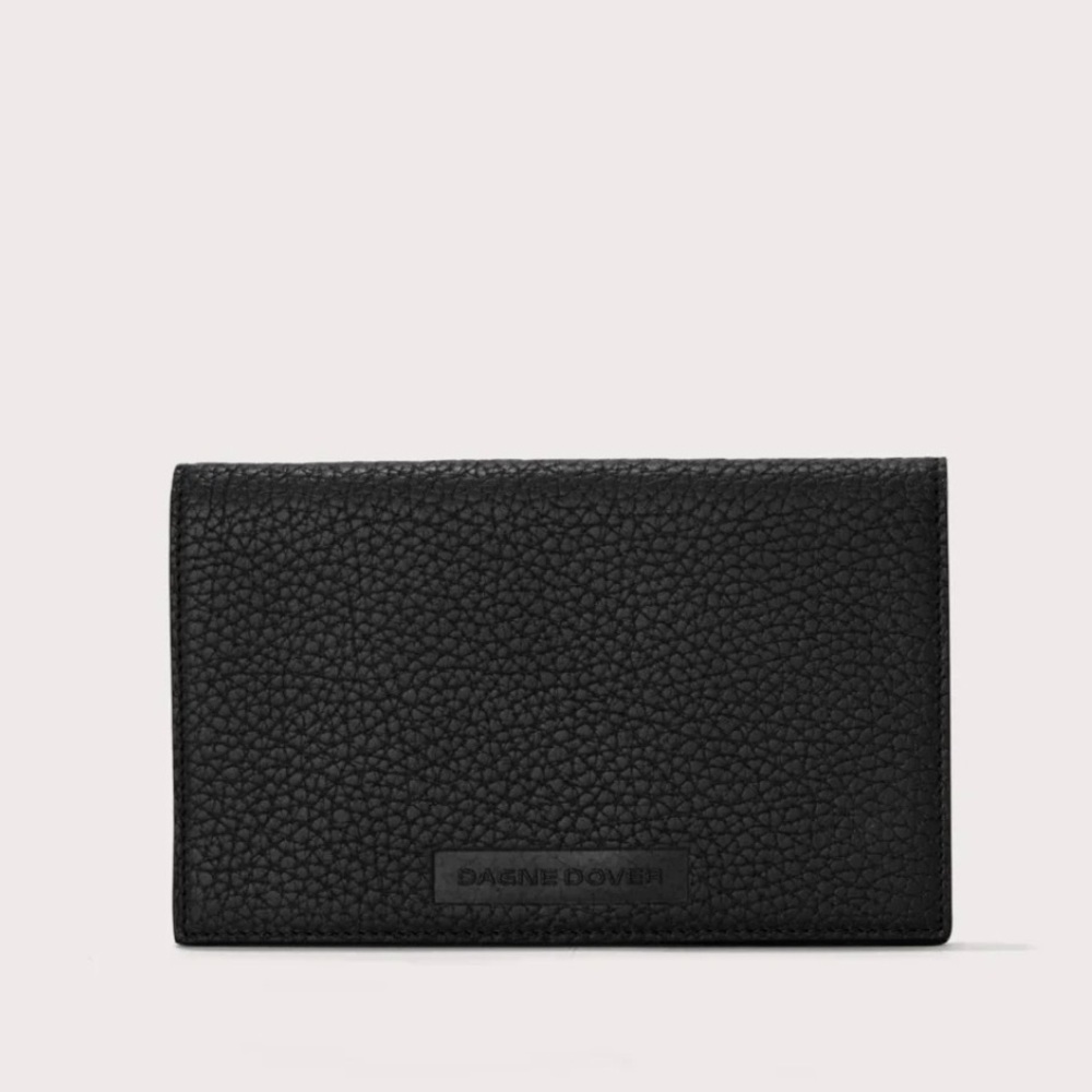 Black leather wallet NWT